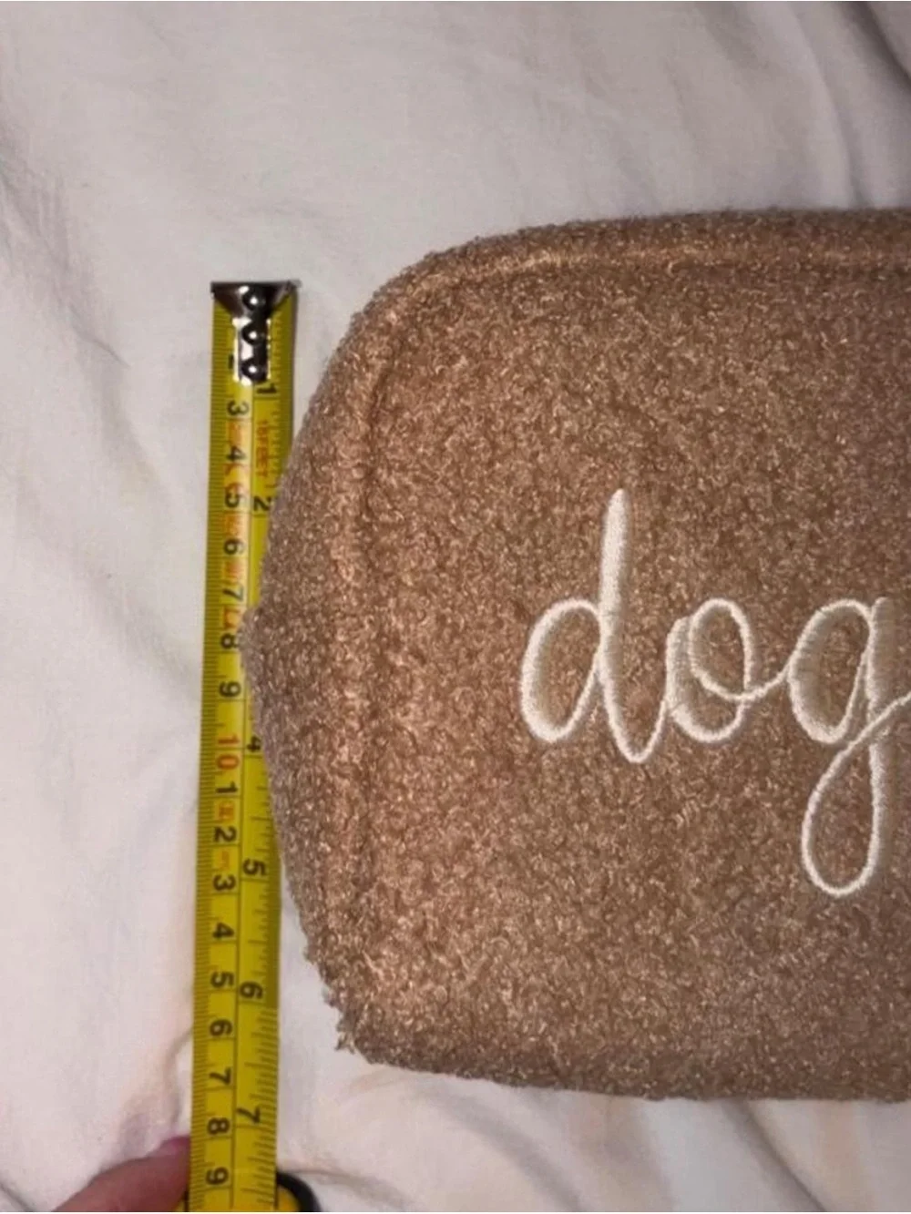 Dog Mom Brown Cosmetic Bag - Stylish Travel Pouch